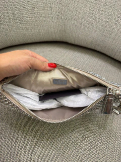 Bolsa Prada Crystal Triangle Prata - comprar online