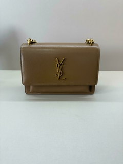 Bolsa Saint Laurent Sunset Marrom Italiana - comprar online