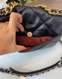 Bolsa Chanel 19 Preta - Bolsas e Grife