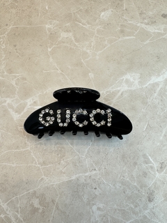 Prendedor de Cabelo Gucci Preto Italiana