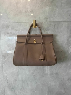 Bolsa Loro Piana Bege Escuro Italiana - comprar online