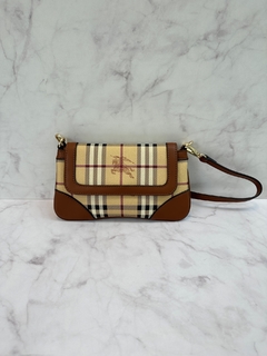 Bolsa Burberry Pequena Marrom Italiana