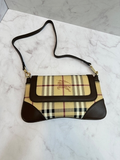 Bolsa Burberry Pequena Marrom Café Italiana - Bolsas e Grife