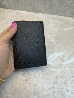 Porta Cartão Gucci Preto Italiana - loja online