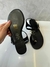 Rasteira Chanel Preta Italiana - loja online
