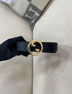 Cinto Gucci Preto Italiana na internet