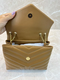 Bolsa YSL Loulou Caramelo Pequena