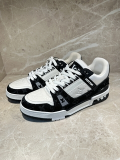 Tênis Louis Vuitton Preto e Branco Masculino Italiana