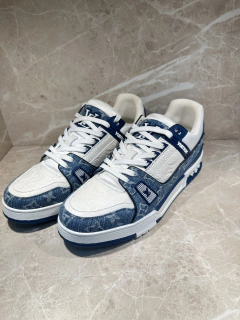 Tênis Louis Vuitton Azul Jeans Masculino