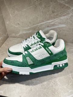 Tênis Louis Vuitton Verde Masculino Italiana - comprar online