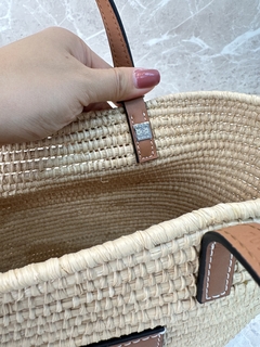Bolsa Loewe Em Palha Ráfia Italiana - loja online