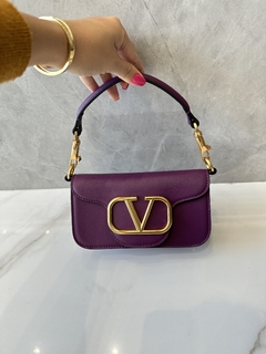 Bolsa VLTN Locò Roxa Pequena Italiana - comprar online