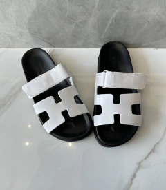 Flat Papete Hermes Chypre Branca Italiana