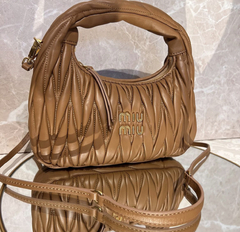 Bolsa Miu Miu Wander Caramelo Italiana