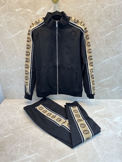 Conjunto Gucci Masculino Preto e Bege Italiana