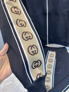 Conjunto Gucci Masculino Preto e Bege Italiana - loja online