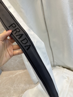 Conjunto Prada Branco e Preto Masculino Italiana na internet