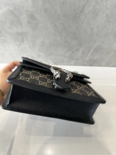 Bolsa Gucci Dionysus Mini Preta Jeans Italiana - loja online