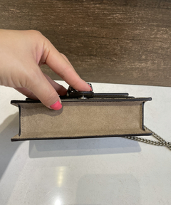 Bolsa Gucci Dionysus Super Mini GG Supreme Bege Italiana - loja online