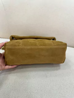 Imagem do Bolsa YSL Loulou Puffer Camurça Bege Italiana