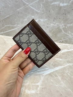 Porta Cartão Gucci Marrom - comprar online