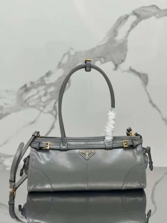 Bolsa Prada Bonnie Média Cinza