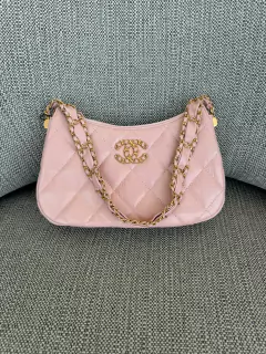 Bolsa Chanel Pequena Rosa