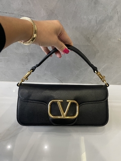 Bolsa VLTN Preta Shoulder Italiana - comprar online