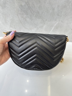 Bolsa Gucci Marmont Preta Matelassê Mini Italiana na internet