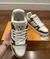 Tênis Louis Vuitton Trainer Branco Marrom e Bege Masculino Italiana - comprar online