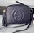 Bolsa Gucci Soho Disco Azul Marinho Italiana