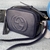 Bolsa Gucci Soho Disco Azul Marinho Italiana - comprar online