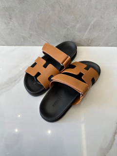 Flat Papete Hermes Chypre Caramelo na internet