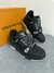 Tênis Louis Vuitton Masculino Preto e Branco Italiana - loja online
