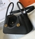 Bolsa Hermès Lindy Preta com Dourado Italiana - comprar online