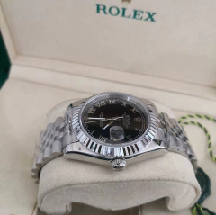 Relógio Rolex 36mm Fundo Preto Italiana - comprar online
