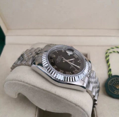 Relógio Rolex 36mm Fundo Preto Italiana na internet
