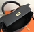 Bolsa Hermes Kelly 25 Togo Preta Dourada Italiana na internet