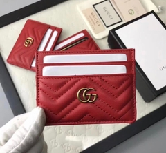 Porta Cartões Gucci Marmont Vermelho italiana