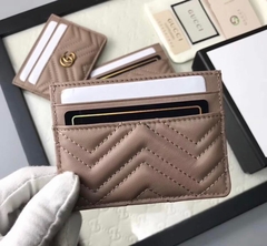 Porta Cartões Gucci Marmont Nude Italiana - comprar online