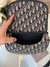 Bolsa Dior Bobby Média Jacquard Oblique Azul Italiana - Bolsas e Grife