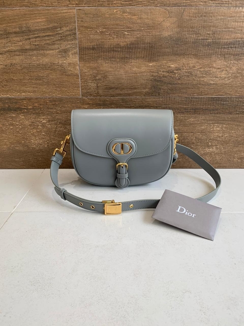 Bolsa Dior Bobby Média Cinza Italiana