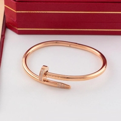 Pulseira Bracelete Cartier Juste un Clou Prego Com Brilho - comprar online