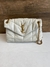 Bolsa YSL Loulou Puffer Off White Dourada Média Italiana
