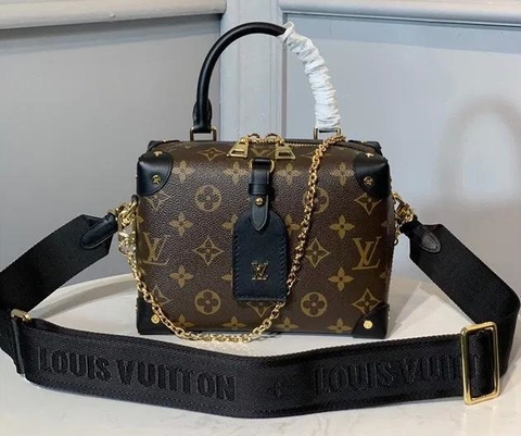 Bolsa Louis Vuitton Petite Malle Souple Monogram Preto Italiana