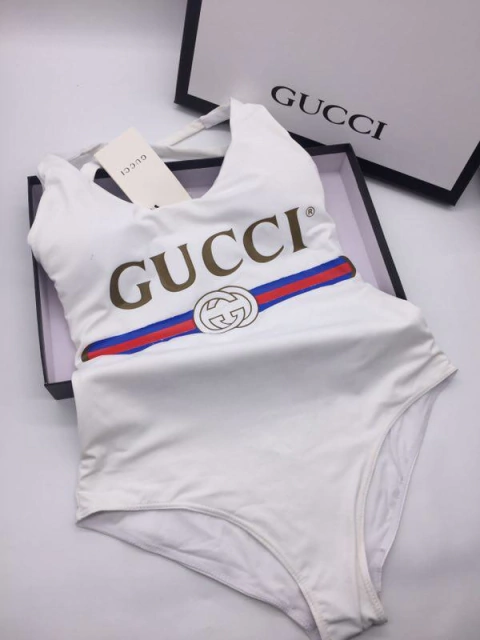 Body Maiô Gucci Branco Italiana