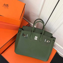 Bolsa Hermès Birkin 30 Verde Italiana