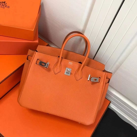 Bolsa Hermès Birkin 30 Laranja Italiana
