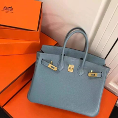 Bolsa Hermès Birkin 30 Cinza Italiana