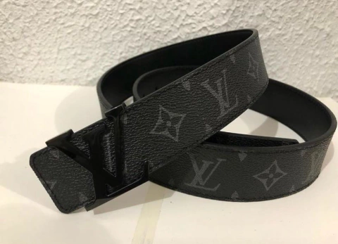 Cinto Louis Vuitton Monogram Eclipse Masculino